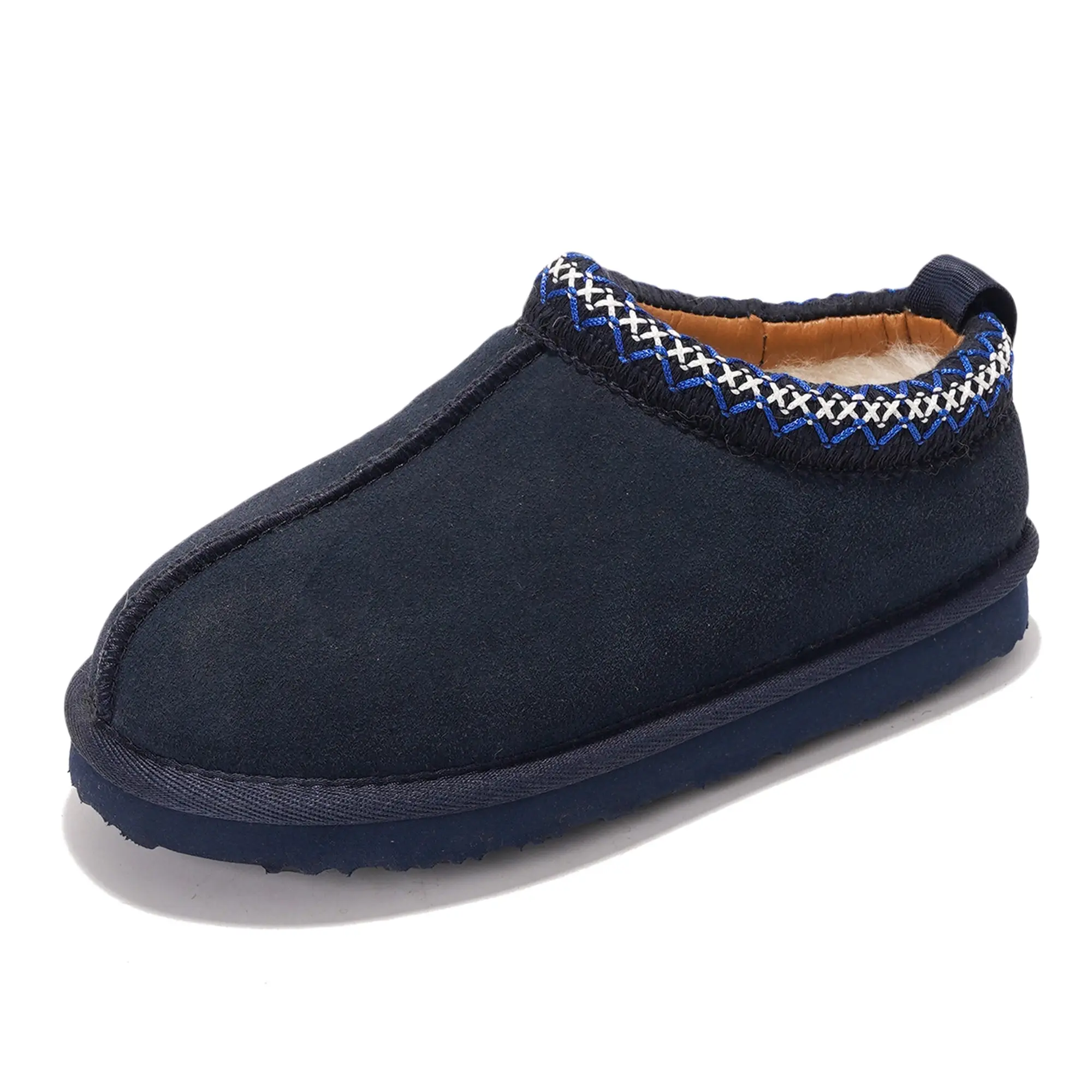 Navy Suede