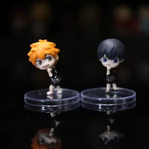 8CM Kageyama Tobio Hinata Shoyo Tsukishima Kei Figure Haikyuu Anime Desktop Crafts Golf Model Toy Gift Collection Ornaments PVC