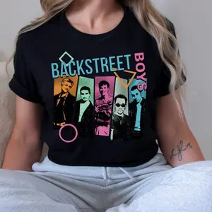 Bring Memory Backstreet Boys Girls Tour Tee Retro Pop Fan Rock Vintage Band Shirt