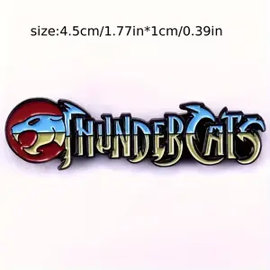 ThunderCats Inspired Enamel Lapel Pin | Alloy Letter Badge Brooch for Men’s Suits, Jackets & Bags | Collectible Fan Accessory