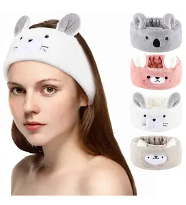 Skincare Headband, Koala Headband for Washing Face, Rabbit Bear Makeup Headband