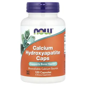 NOW Foods Calcium Hydroxyapatite Caps, 120 Capsules