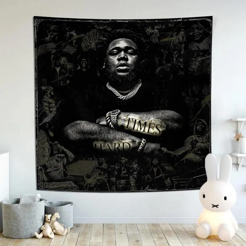 Rod Wave Soulfly Album Cotton-Linen Decorative Tapestry Wall Hanging, Home Textile Photo Banner Flag for Room Home Decor, Outdoor Use