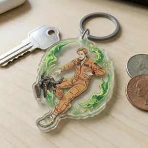 Project Hail Mary Acrylic Keychains, Grace Rocky Hugging Keychains, Amaze Fan Art