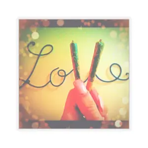 Vibrant Love Stickers, Kiss-Cut Stickers, Perfect for Laptops & Water Bottles, Valentine's Day Decor, Cute Gift Idea, Artful Accessories