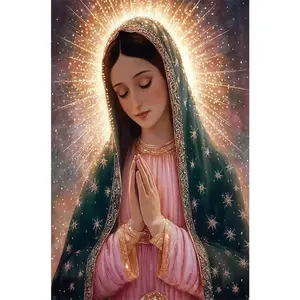 1PCS Our Lady of Guadalupe Diamond Painting Kit Religious Catholic Virgin Mary Wall Art DIY Crystal Rhin