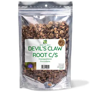 Herb To Body Devil’s Claw Root | Cut & Sifted | Harpagophytum Procumbens | Wildcrafted | 4oz