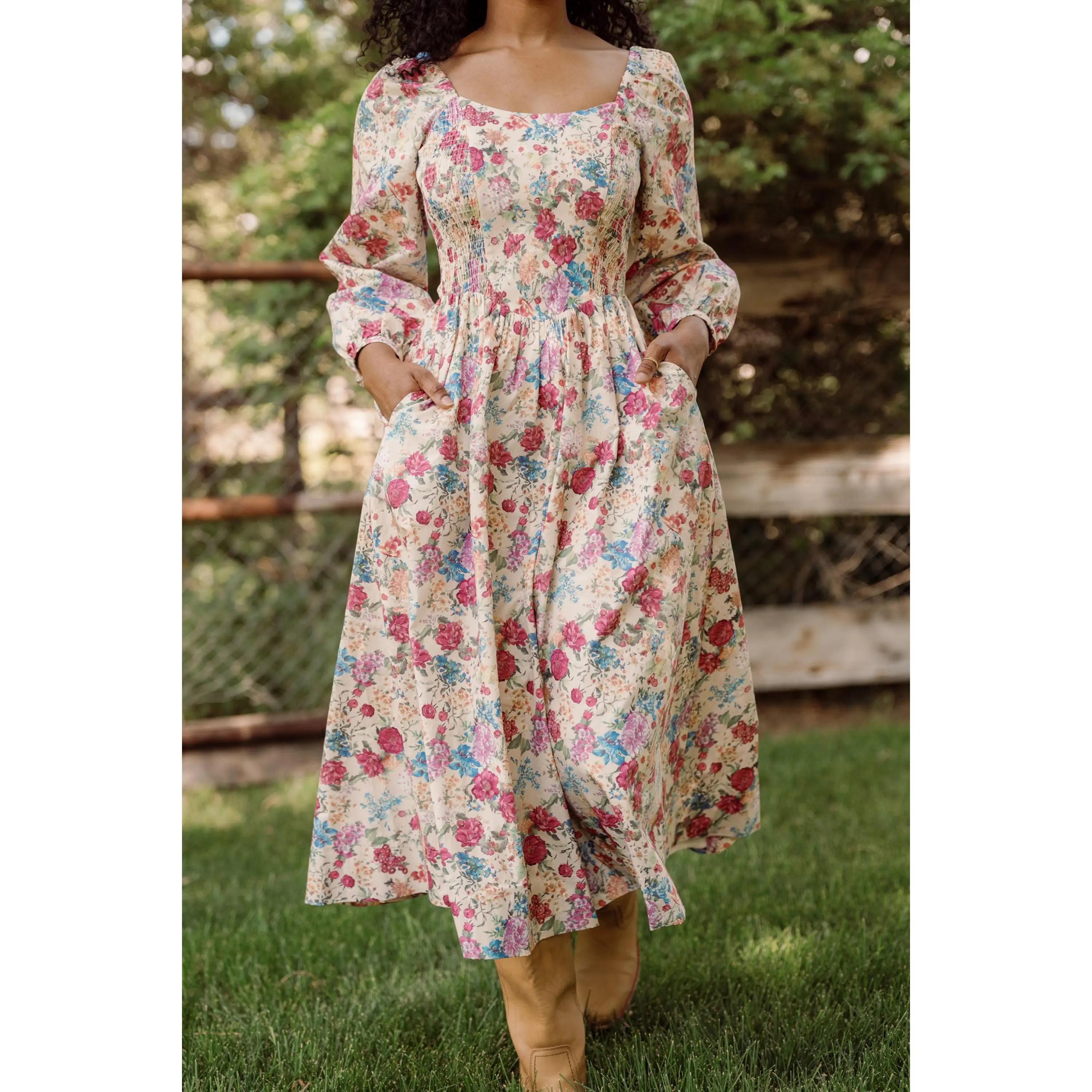 Adelpha Dress in Autumn Amity Floral