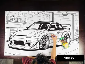 240sx Table Size Coloring Sheet