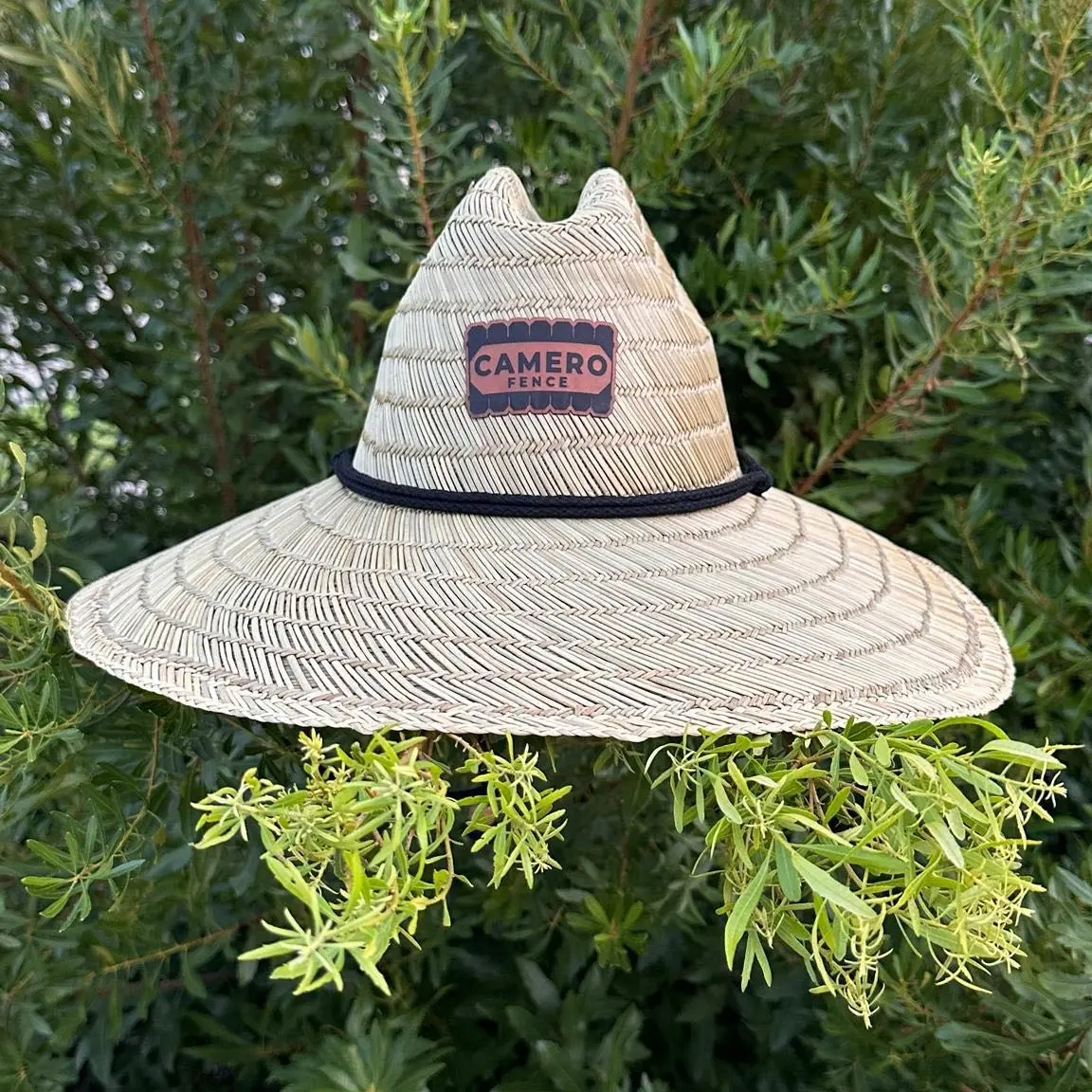 Personalized Custom Summer Landscaping Hat with Your Logo in Leather