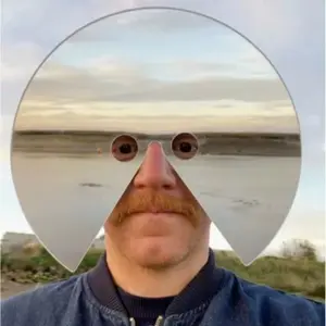 New Creative Cute Fun Head-Mounted Mirror, Photo Props for Parties, Unique Gift Idea, Perfect for Festive Celebrations