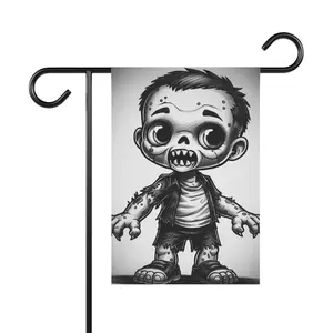 Spooky Garden Banner, Halloween Decor, Zombie Yard Flag, Outdoor Decoration, Gag Gift, Haunted House Banner