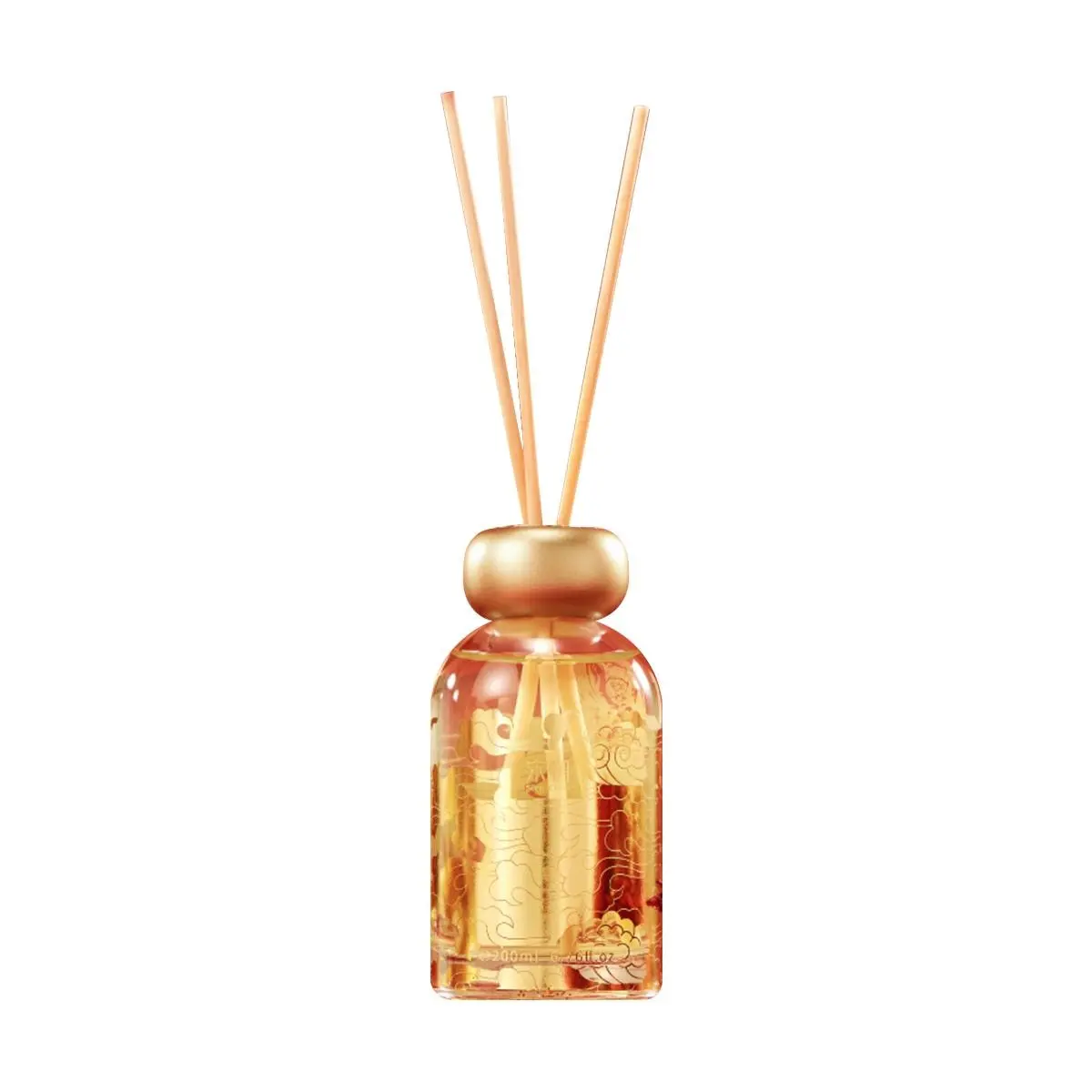 SONG CHAO Aroma Diffuser 200ml - "Tian Ma Xing Kong" Series "Treading Snow to Find Plum" Scent - Flameless Reed Diffuser for Living Room & Bedroom