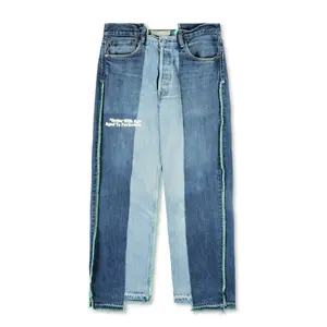 Better With Age Lemon Denim Jeans Blue