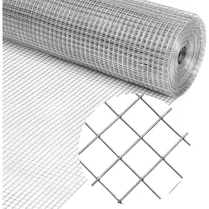 Hardware cloth metal wire mesh roll galvanized wire chicken coop welded wire mesh fence for poultry netting garden protection157in x 328ft