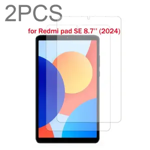 Two-Pack Xiaomi Redmi Pad Se 8.7 Inch Tempered Glass Screen Protector, 9h Hardness, Scratch-Resistant, Bubble-Free Installation, HD Transparent Film
