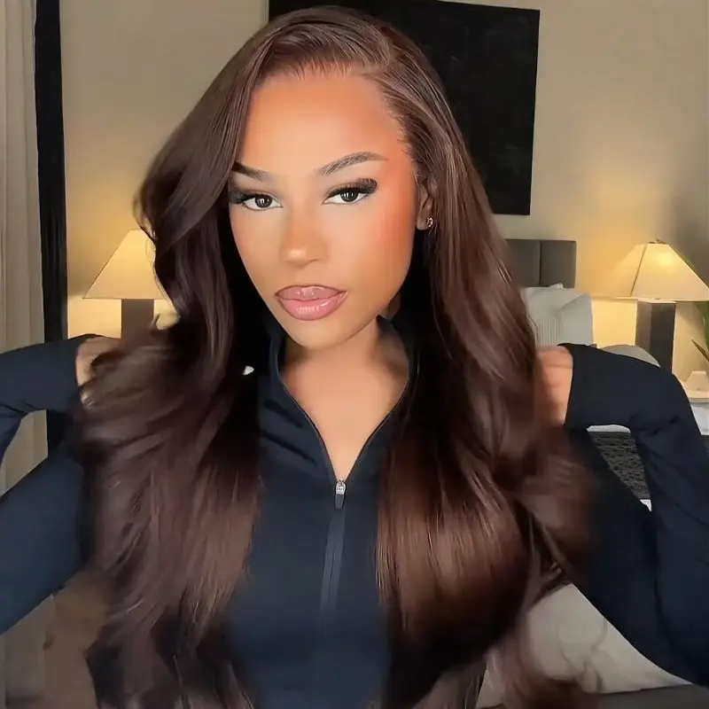 Arabella 250% Density Three-Go 13x6 Glueless Full Frontal Lace Wig 100% Human Hair Can Be Restyled Ear to Ear Pre-Everything Transparent Lace Easy Melting