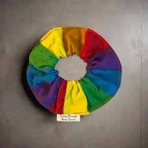 Rainbow Scrunchie