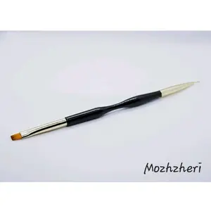 Builder gel and leveling brush