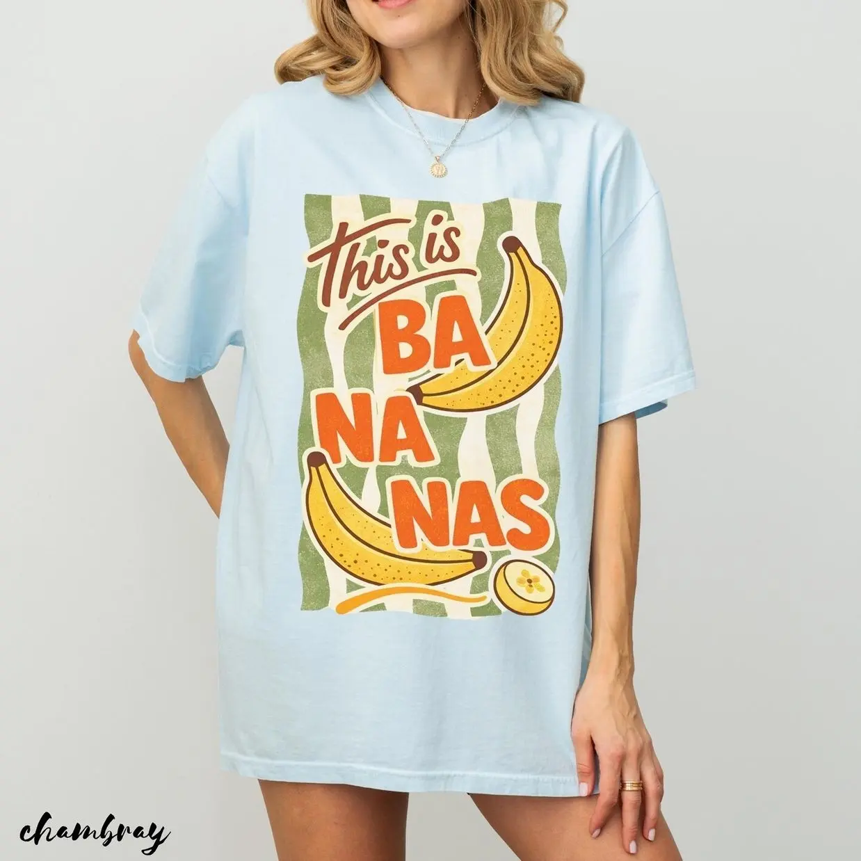 This is Bananas Shirt, Summer Fruit Tshirt, Food Pun Shirt, Retro Graphic Tee, Banana Graphic Tee, Trendy Summer Shirt V