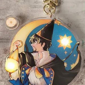 2 Ops Atelier of Witch Hat Acrylic Keychains - Olruggio & Qifrey Bag Charms Gifts