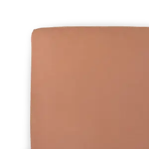 Stretch Knit Crib Sheet - Terracotta