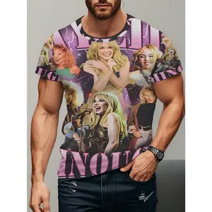Men's Digital Print T-shirt Fiery Golden Abstract Blade Burst Graphic Tee for Casual Wear Gaming Enthusiasts Science Fiction Fans Fathers Day Halloween Christmas Gift