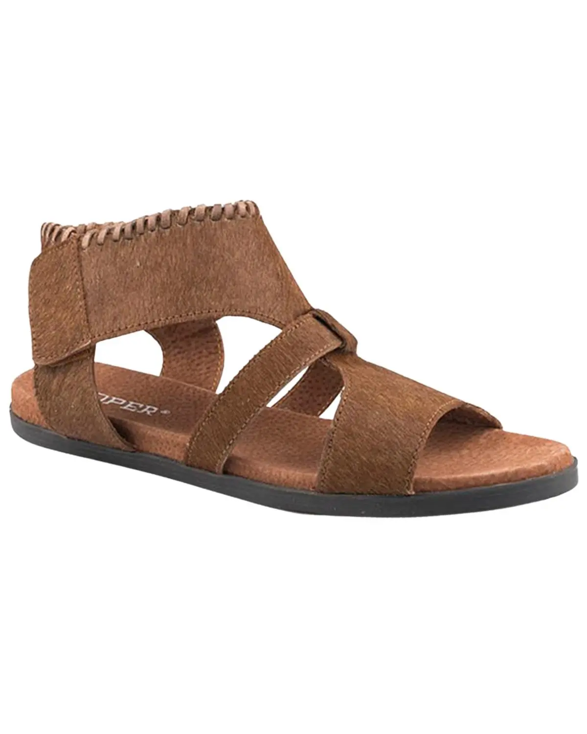 Women's Free Spirit Hair-On Hide Leather Sandals - 09-021-0607-2895 Ta