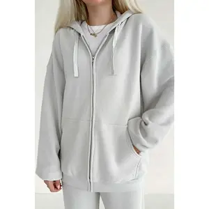 Sundays Waffle Knit Hoodie in Earl Grey