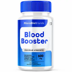 Microbio Blood Booster Maximum Strength Cardio Support Supplement 60 Capsules