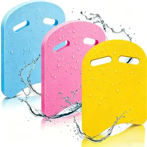 3 Pcs Kids Swimming Kickboard, Swim Training Aid with Handrail Hole, Children Swimming Pool Auxiliary Equipment for Toddler Exercise, Ideal for Summer Beach Swimming Training