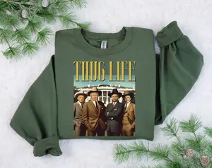 Donald Trump Thug Life Election 2024 Sweatshirts, 2024 Election Tee, Funny Trump 2024 Shirt, Republican Gifts Shirts