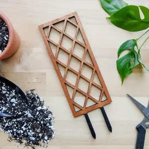 Lattice Indoor Houseplant Trellis (Wood)