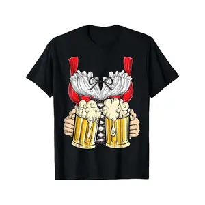 Funny Oktoberfest Dirndl Costume T Shirt Beer Festival Fake Outfit Graphic Tee For Men Women Bavarian Traditional Casual Party Top