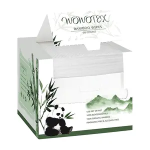 Disposable Face Towel Biodegradable Large Dry Face Wipes 60 Count/1 Box Extra Thick Soft Clean Facial Towels for Sensitive Skin, Makeup Removing, Facial Cleansing, Nursing, Travel disposable unisex esthetician towels facial towel