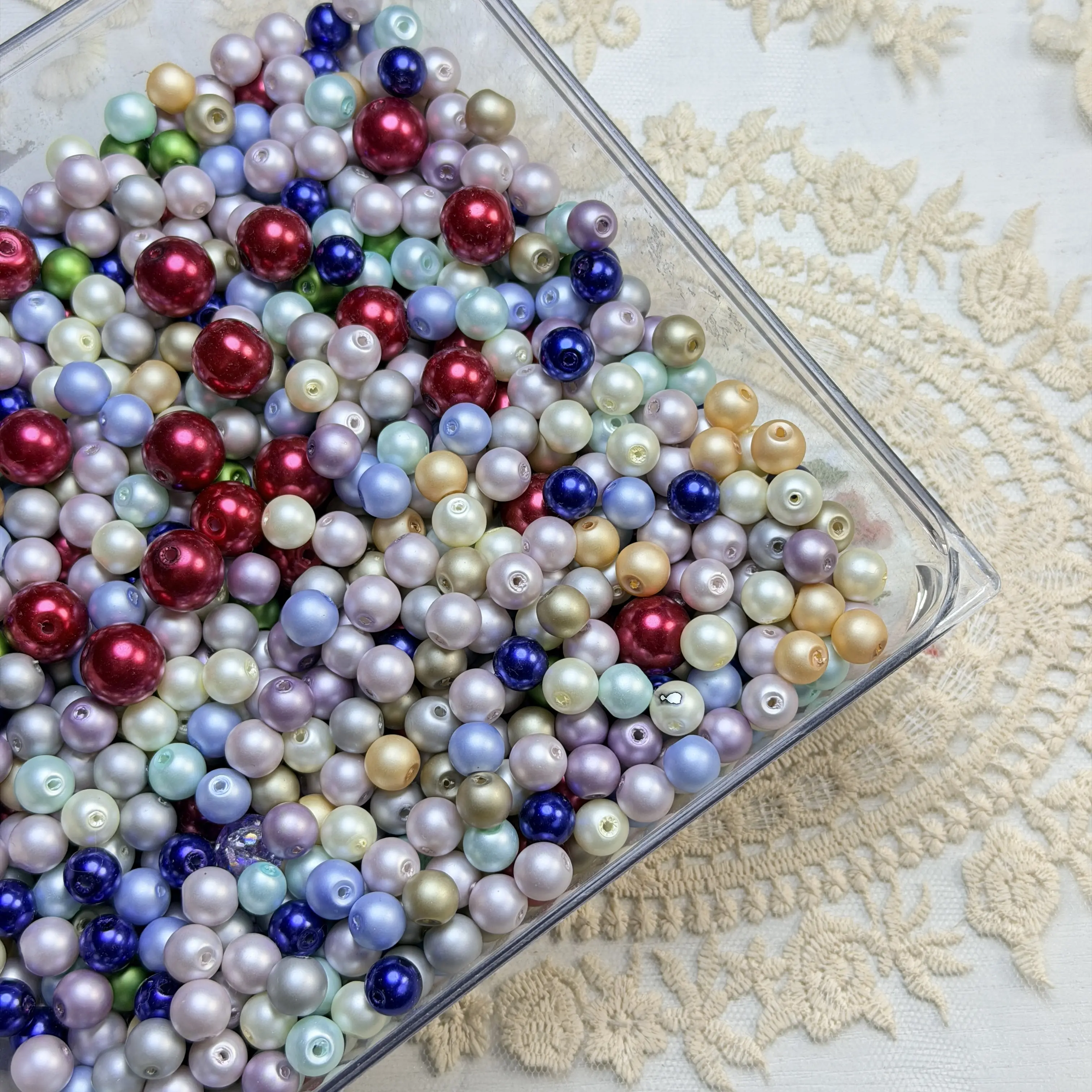 【A28】Glass Pearl Glass Bead 50ML