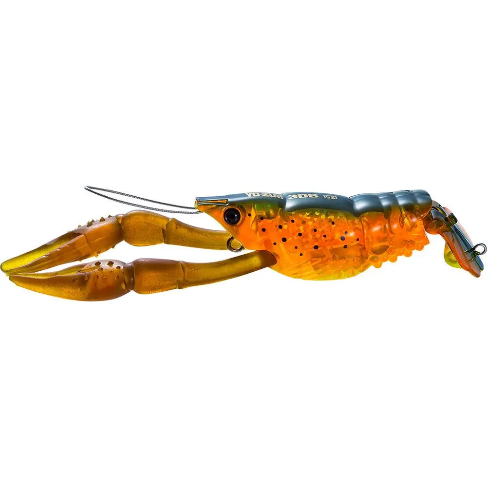 Yo-Zuri 3DB Crayfish - 3 in Lifelike Crayfish Lures, Heavy Duty Hook, Jigging & Bottom Fishing Bass Fishing Lures, Forage Lure