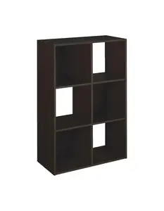 Decorative Home Stackable 6 Cube Cubeicals Organizer Storage Bookcase, with Hardware for Office, Home and Closet, White