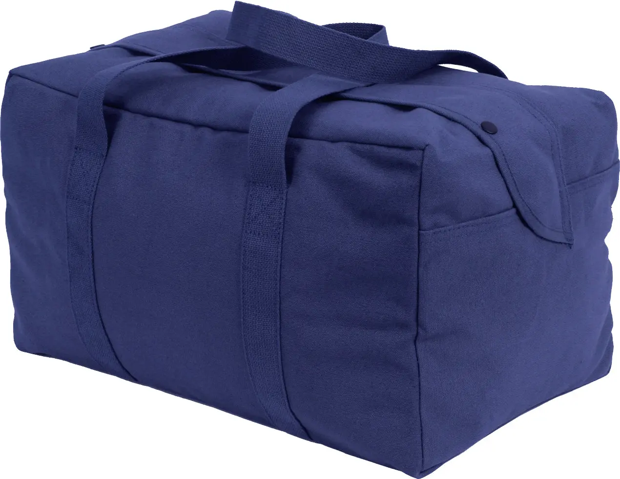 Cargo Zipper Duffle Bag, Heavyweight Canvas 40L Medium Carryall for Camping & Weekend Trips, 19-Inch, Navy Blue, Zipper Duffel Bag, Sports Duffel Bag