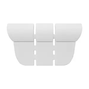 Bathtub White Headrest For AIS Series Whirlpool Spa Tubs