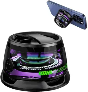 Multifunctional   Speaker, G200 Portable Mini  Speaker with Multi-RGB Color Light and Phone Holder, 7H Playtime, Small Speaker for Shower, Outdoor