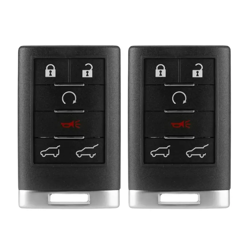 2 X 2007-2014 GM Cadillac / 6-Button Keyless Entry Remote / OUC6000066 (AFTERMARKET) (BUNDLE OF 2)