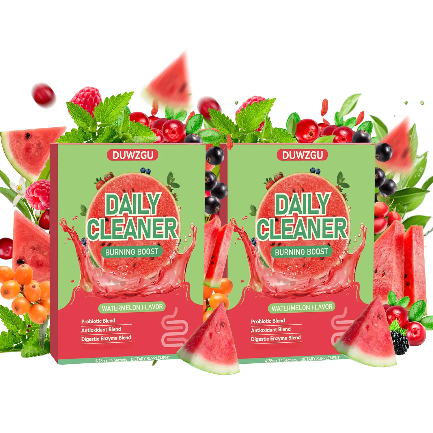 Natural Watermelon Prebiotic Blend, Gluten-Free, Non-GMO, Healthcare, Dietary Supplement Probiotic Mix Probiotic Bundle