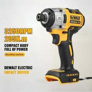 DEWALT DCF887 20V Brushless Impact Driver 205N.m，Cordless Electric Screwdriver for Construction, Woodworking & Garage Repair