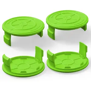 4 Pack String Trimmer Replacement Spool Cap for Greenworks, Weed Wacker String Parts Trimmer Line Cap Covers Compatible with Greenworks Cordless Weed Eater