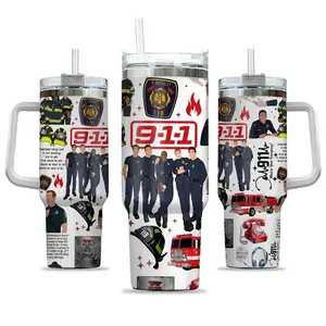 [Made in US] 911 Movie Tumbler, What's Your Emmergency Tumbler, Eddie Movie Characters, Movie Quotes Tumbler