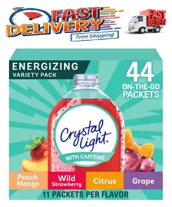 Crystal Light Energizing Variety Pack, 44 ct On-the-Go Packets