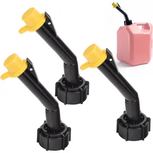 Fuel Gas Can Jug Spouts Nozzles Rings & Caps for Blitz 900302 900092 900094   Old Style, Use for Fuel, Diesel, Kerosene, Gas and Water - 5 gallon gas can spout (3 Pcs)