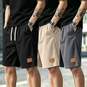 3-pack men’s corduroy shorts—summer vibe styling with drawstring and pockets; casual sports/outdoor fitness shorts; a must-have premium piece for men’s summer wardrobe.,father'sdaygifts
