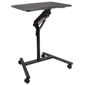 Mobile Standing Desk w/ Locking Wheels